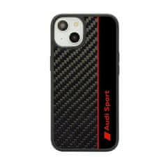 Audi Audi Carbon Fiber Stripe - Kryt Na Iphone 14 (Černý)