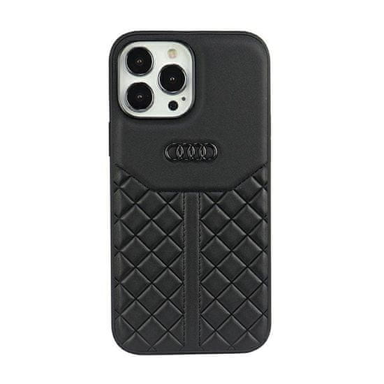 Audi Originální Kožené Pouzdro Audi - Iphone 13 Pro Max (Černé)