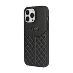 Audi Originální Kožené Pouzdro Audi - Iphone 13 Pro Max (Černé)