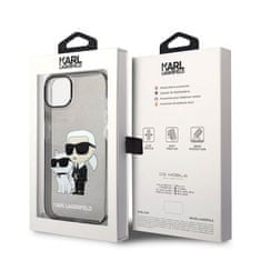 Karl Lagerfeld Karl Lagerfeld Iml Glitter Nft Karl & Choupette - Kryt Na Iphone 14 Plus (Černý