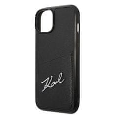 Karl Lagerfeld Karl Lagerfeld Signature Logo Cardslot - Kryt Na Iphone 14 (Černý)