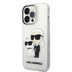 Karl Lagerfeld Karl Lagerfeld Iml Glitter Nft Karl & Choupette - Kryt Na Iphone 14 Pro (Přes