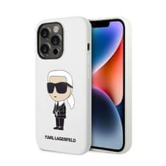 Karl Lagerfeld Karl Lagerfeld Silicone Nft Ikonik - Kryt Na Iphone 14 Pro Max (Bílý)