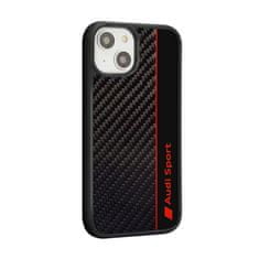 Audi Audi Carbon Fiber Stripe - Kryt Na Iphone 14 (Černý)