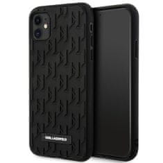 Karl Lagerfeld Karl Lagerfeld Monogram 3D Pattern - Kryt Na Iphone 11 (Černý)