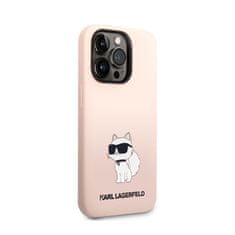 Karl Lagerfeld Karl Lagerfeld Silicone Nft Choupette - Kryt Na Iphone 14 Pro Max (Růžová)