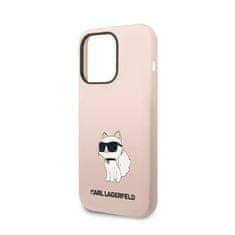 Karl Lagerfeld Karl Lagerfeld Silicone Nft Choupette - Kryt Na Iphone 14 Pro Max (Růžová)