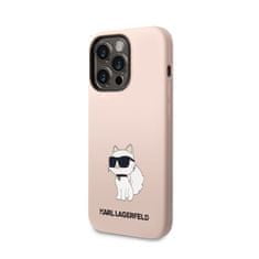 Karl Lagerfeld Karl Lagerfeld Silicone Nft Choupette - Kryt Na Iphone 14 Pro Max (Růžová)