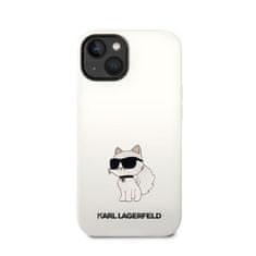 Karl Lagerfeld Karl Lagerfeld Silicone Nft Choupette - Kryt Na Iphone 14 Plus (Bílý)