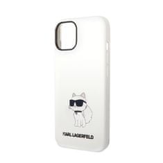 Karl Lagerfeld Karl Lagerfeld Silicone Nft Choupette - Kryt Na Iphone 14 Plus (Bílý)