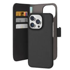 Puro Puro Wallet Detachable - Pouzdro 2V1 Iphone 15 Pro (Černé)