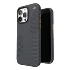 Speck Speck Presidio2 Grip – Pouzdro Na Iphone 15 Pro Max (Uhlově Šedá / Studená Bronzová)