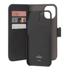 Puro Puro Wallet Detachable - Pouzdro 2V1 Iphone 15 (Černé)