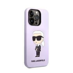 Karl Lagerfeld Karl Lagerfeld Silicone Nft Ikonik - Kryt Na Iphone 14 Pro Max (Fialový)