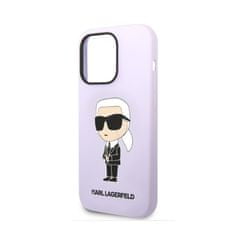 Karl Lagerfeld Karl Lagerfeld Silicone Nft Ikonik - Kryt Na Iphone 14 Pro Max (Fialový)