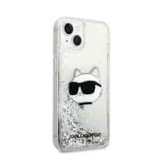 Karl Lagerfeld Karl Lagerfeld Liquid Glitter Nft Choupette Head - Kryt Na Iphone 14 (Stříbrný)