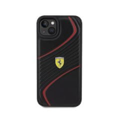 Ferrari Ferrari Twist Metal Logo - Kryt Na Iphone 15 Plus (Černý)