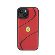 Ferrari Ferrari Twist Metal Logo - Pouzdro Na Iphone 15 (Červené)