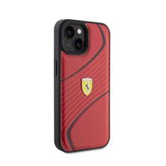 Ferrari Ferrari Twist Metal Logo - Pouzdro Na Iphone 15 (Červené)