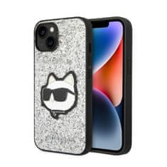 Karl Lagerfeld Karl Lagerfeld Nft Glitter Choupette Patch - Kryt Na Iphone 14 (Stříbrný)