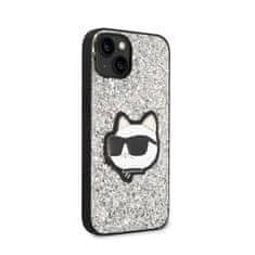 Karl Lagerfeld Karl Lagerfeld Nft Glitter Choupette Patch - Kryt Na Iphone 14 (Stříbrný)