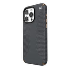 Speck Speck Presidio2 Grip – Pouzdro Na Iphone 15 Pro Max (Uhlově Šedá / Studená Bronzová)