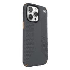 Speck Speck Presidio2 Grip – Pouzdro Na Iphone 15 Pro Max (Uhlově Šedá / Studená Bronzová)