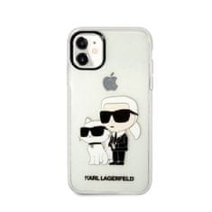 Karl Lagerfeld Karl Lagerfeld Iml Glitter Nft Karl & Choupette - Kryt Na Iphone 11 (Průhledný
