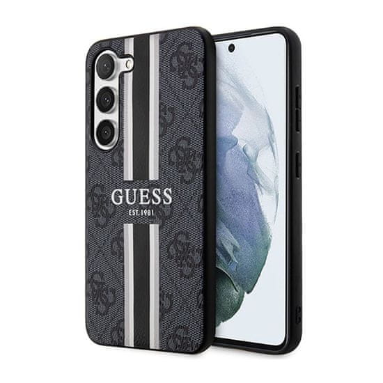 Guess Guess 4G Printed Stripe - Samsung Galaxy S23 Pouzdro (Černé)