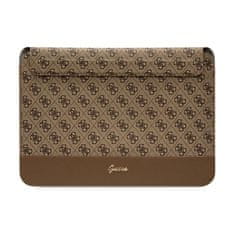 Guess Guess 4G Stripe Metal Logo Computer Sleeve - Pouzdro Na Notebook 14" (Hnědý