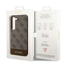 Guess Kolekce Kovového Loga Guess 4G Bottom Stripe – Pouzdro Na Samsung Galaxy S23+ (Br