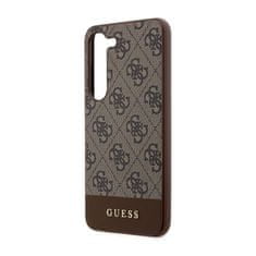 Guess Kolekce Kovového Loga Guess 4G Bottom Stripe – Pouzdro Na Samsung Galaxy S23+ (Br