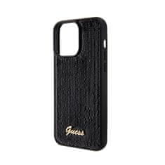 Guess Guess Sequin Script Metal - Kryt Na Iphone 15 Pro (Černý)