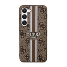 Guess Guess 4G Printed Stripe - Samsung Galaxy S23 Pouzdro (Hnědá)