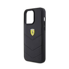 Ferrari Ferrari Quilted Metal Logo - Kryt Na Iphone 15 Pro Max (Černý)