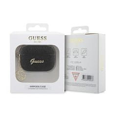 Guess Guess 4G Glitter Flake - Airpods Pro 2 Pouzdro (Černé)