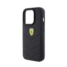 Ferrari Ferrari Quilted Metal Logo - Kryt Na Iphone 15 Pro (Černý)