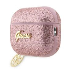 Guess Guess 4G Glitter Flake - Airpods Pro 2 Pouzdro (Růžová)