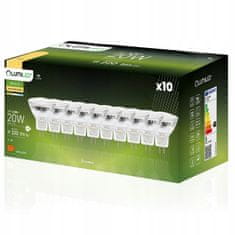 LUMILED 10x LED žárovka GU5.3 MR11 2,5W = 20W 220lm 3000K Teplá bílá 120° 12V