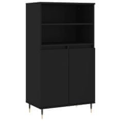 Vidaxl Skříň highboard černá 60 x 36 x 110 cm kompozitní dřevo