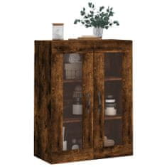 Greatstore Nástěnná skříňka kouřový dub 69,5 x 34 x 90 cm kompozitní dřevo