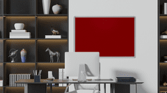 Allboards , Textilní nástěnka 90x60 cm (červená), TF96CE