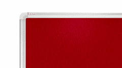 Allboards , Textilní nástěnka 90x60 cm (červená), TF96CE