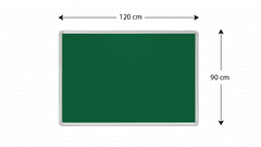 Allboards , Textilní nástěnka 120x90 cm (zelená), TF129Z