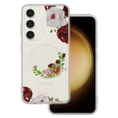 MG Flower kryt na Samsung Galaxy S23 FE, red flower