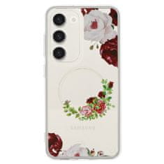 MG Flower kryt na Samsung Galaxy S23 FE, red flower