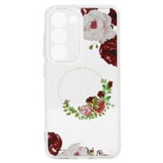 MG Flower kryt na Samsung Galaxy S23 FE, red flower