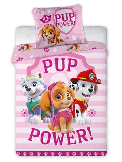 Darymex Bavlněné povlečení 100x135 + 40x60 Paw Patrol růžová