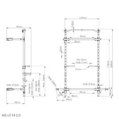 MARBO Sport skládací Power Rack MS-U114 2.0