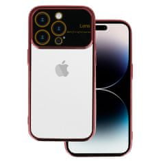 MobilPouzdra.cz Kryt Electro Lens pro Apple iPhone XR , barva vínová